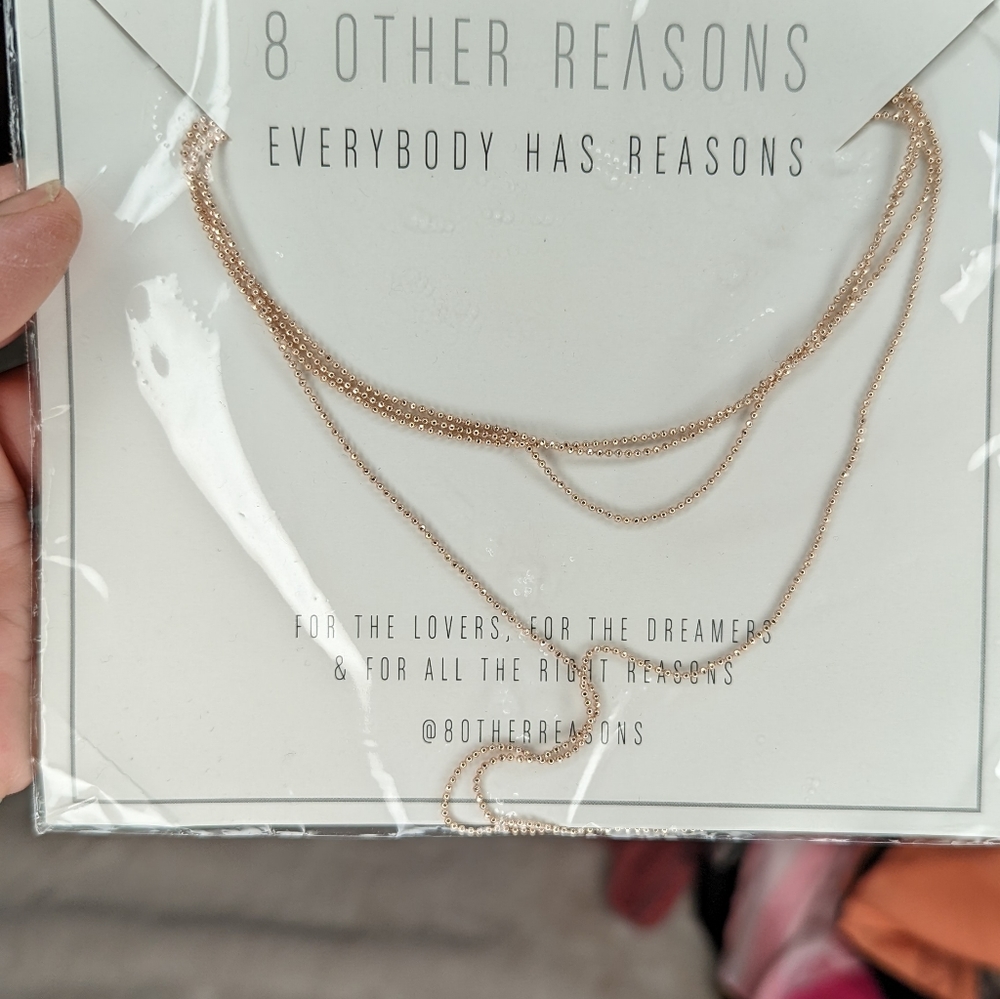 8 Other Reasons Rose Gold Nine Lives Choker - Picture 3 of 4